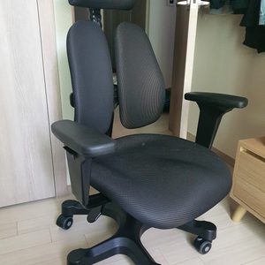 허리편한 듀오백 DK2500 골드 니트 그레이 패브릭