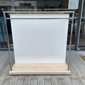 옷가게(의류매장)양면행거 팝니다. (상단 수납가능)