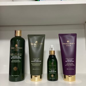 샴푸, 트리트먼트, 헤어 토닉, 헤어 밤 Therapytion set(중•지성 탈모용)