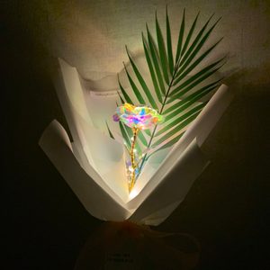LED 장미 꽃다발