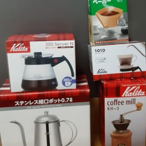 커피 핸드 드립 세트 취미 바리스타 주전자 0.7l 포트 밀 물 일본 kalita