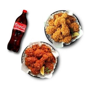 BHC 후라이드치킨+양념치킨+콜라1.25L