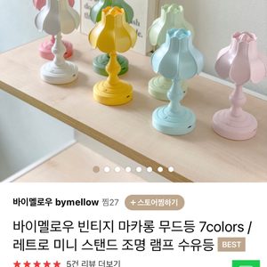 빈티지 마카롱 무드등
