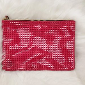골드지퍼 핑크 클러치백 (광택있음)/금액5,000원