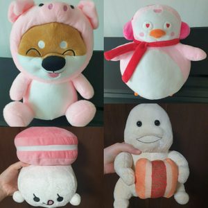 시바견,펭귄,마카롱,지방이 인형