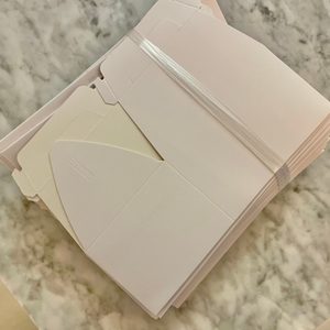 무지 조각케이크 박스 조각케이크 포장 디저트포장박스 무지 화이트 소사이즈