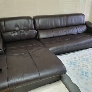 4인용 물소가죽쇼파