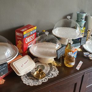 케익돔 /푸드돔 / 케익케이스/ 케익접시까지 세트/ 카페용품