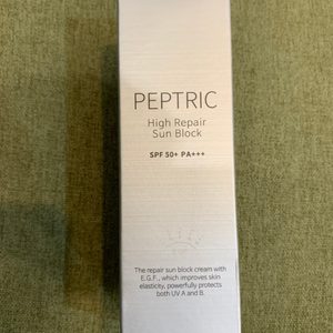 (피부과 썬크림) 펩트릭 자외선차단 썬크림 50ml SPF50++++ 피부과 썬블럭 / 미백 피부미용 화장품