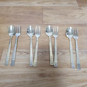 디저트 티스푼.포크 8pcs