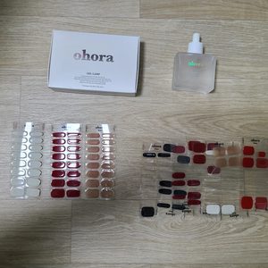 오호라 젤 네일 램프 + 젤네일 전용 리무버 + 젤 네일 3 디자인