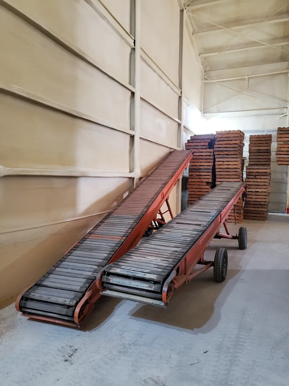 나무 콘베어 있어요!