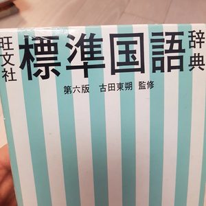 일본어사전 표준일본어사전(원서)