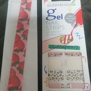 글로시블라썸 젤네일 스트립 새거+자투리 +네일파일