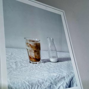 액자, 홈카페 인테리어 액자(액자 화이트틀 모두 포함, abc액자는 로즈골드 틀), 카페 액자, 홈카페 인테리어