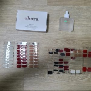 오호라 젤 네일 램프 + 젤네일 전용 리무버 + 젤 네일 3 디자인