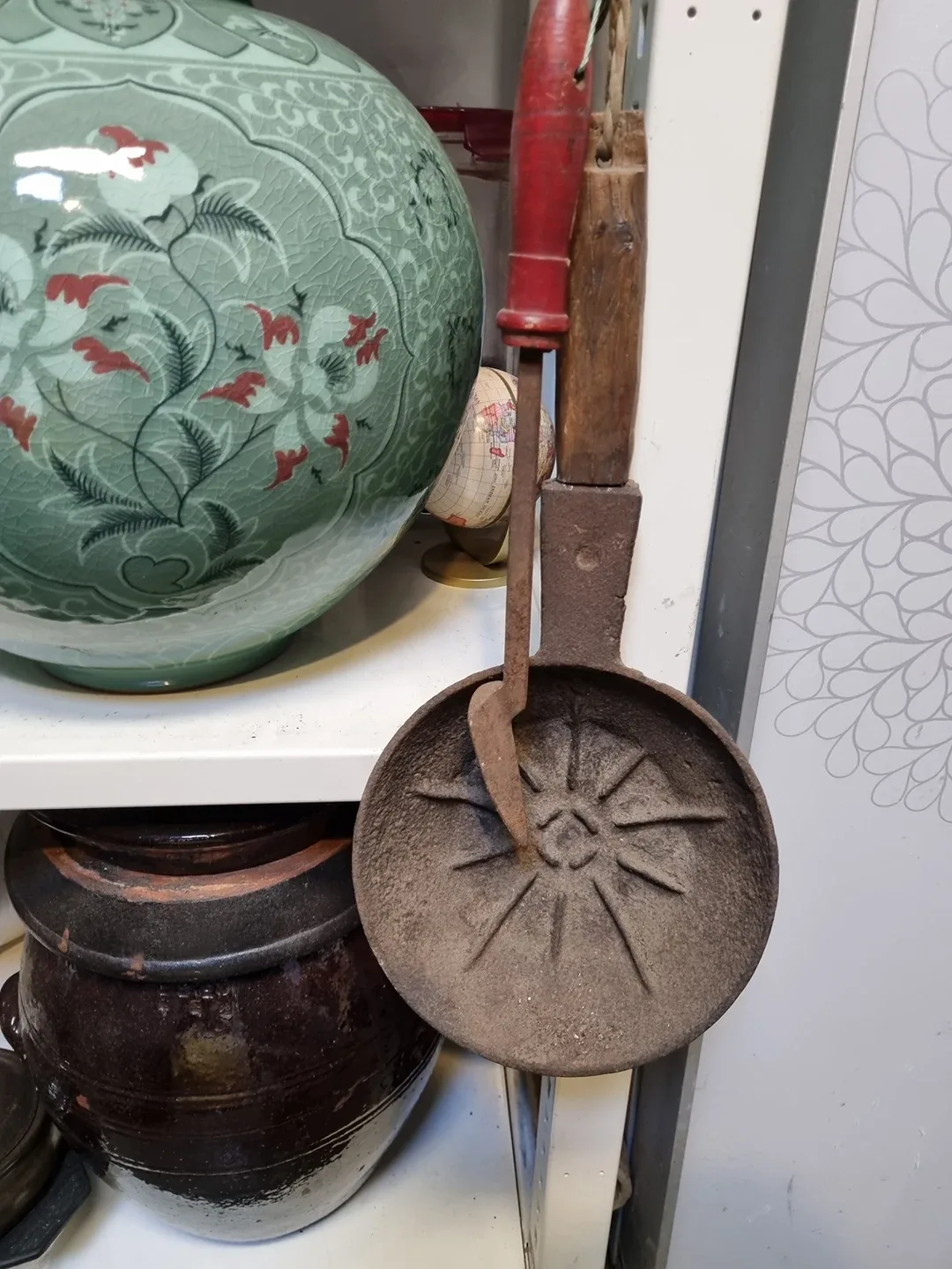 옛날 숯 다리미 인두 세트