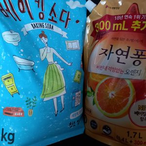 자연퐁1.7L,베이킹소다3kg