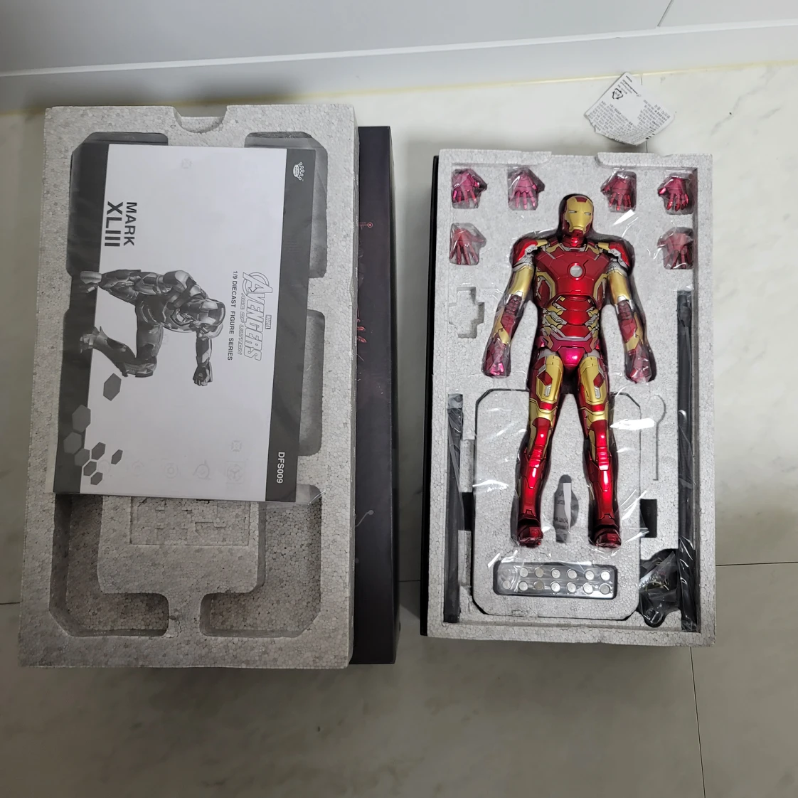 판매] 아이언맨 마크43 1/9 다이캐스트 피규어 (Avengers: Age of Ultron)