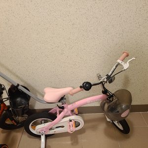 조코비틀 핑크 12인치 유아 자전거 아이 첫 자전거