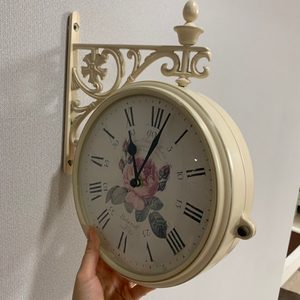 빈티지 인테리어 양면 벽시계