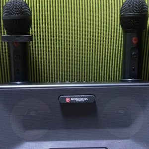 듀얼 블루투스 스피커 무선마이크 노래방