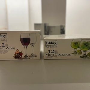 (새제품) 리비 Libbey 미니 와인잔 / 칵테일잔 12잔 세트