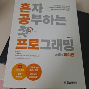 코딩/웹개발/깃허브/혼자공부하는 파이썬