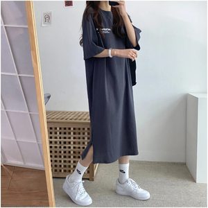 오버핏 원피스/롱 원피스/반팔 원피스/레터링 원피스/여름 원피스/봄 원피스