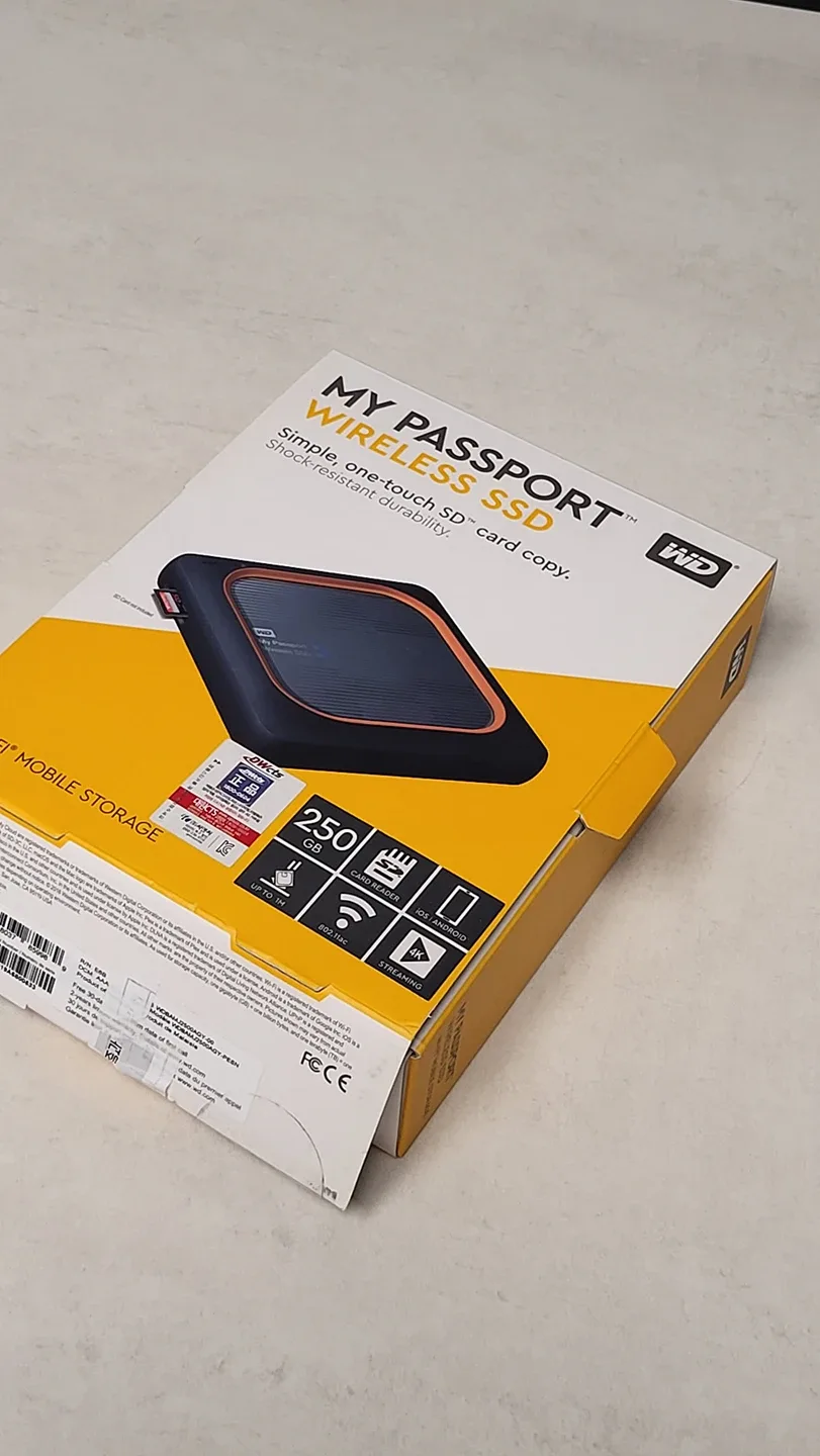 WD My Passport Wireless SSD 250G  외장하드