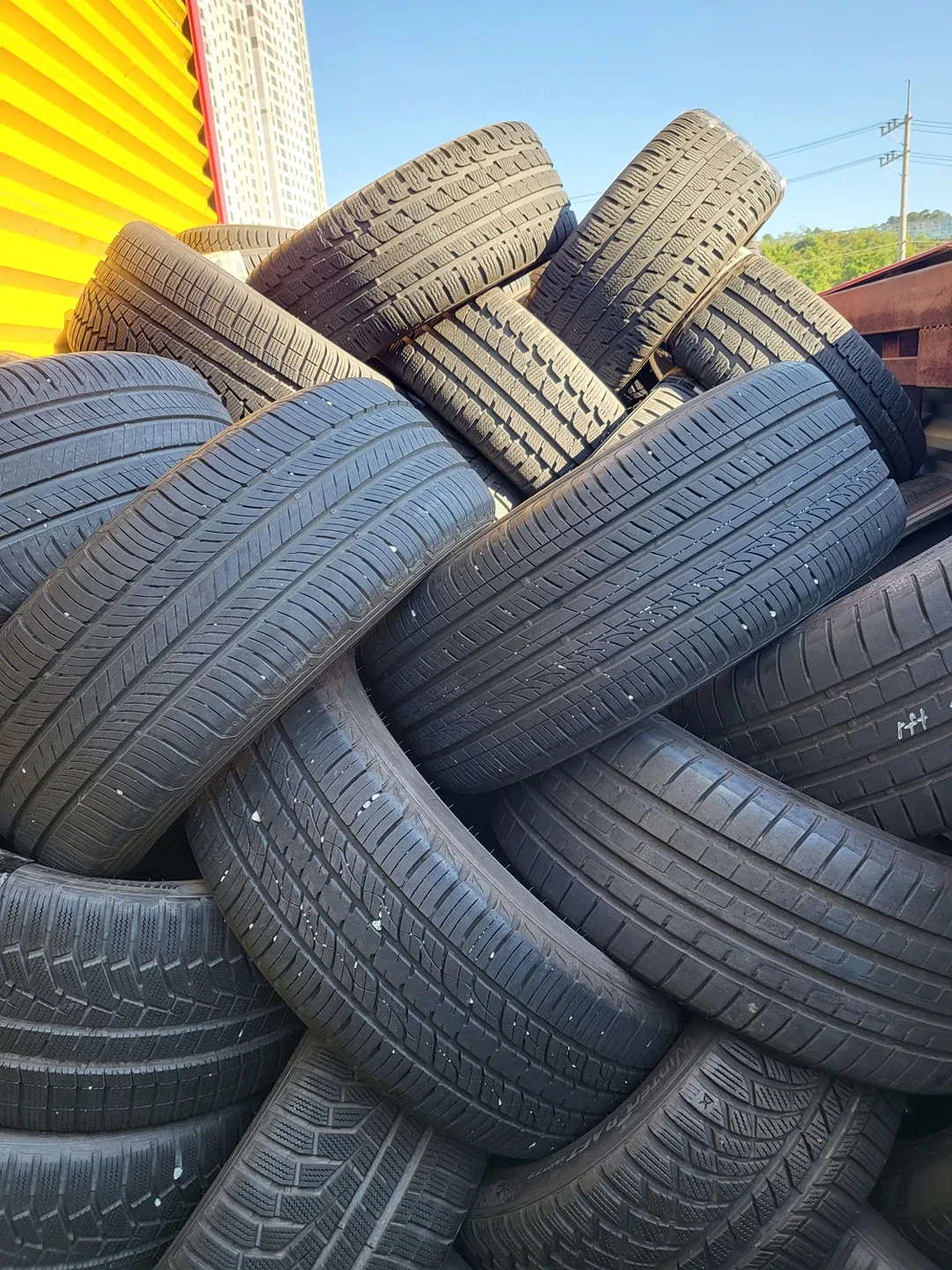 전 차종 스노우타이어 중고 떨이 합니다~!!