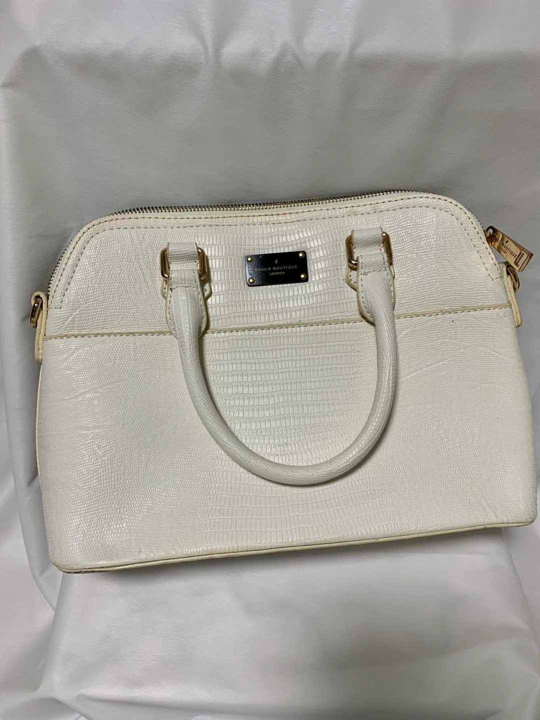 폴스 부띠끄 토트백 화이트 (중고)