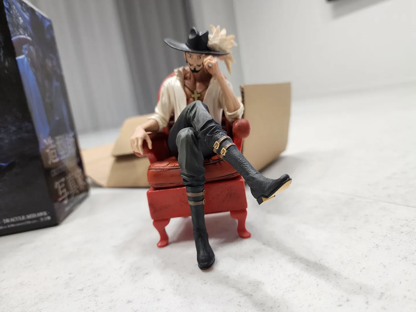 원피스 미호크 드라큘라미호크 피규어 팝니다,(중고)