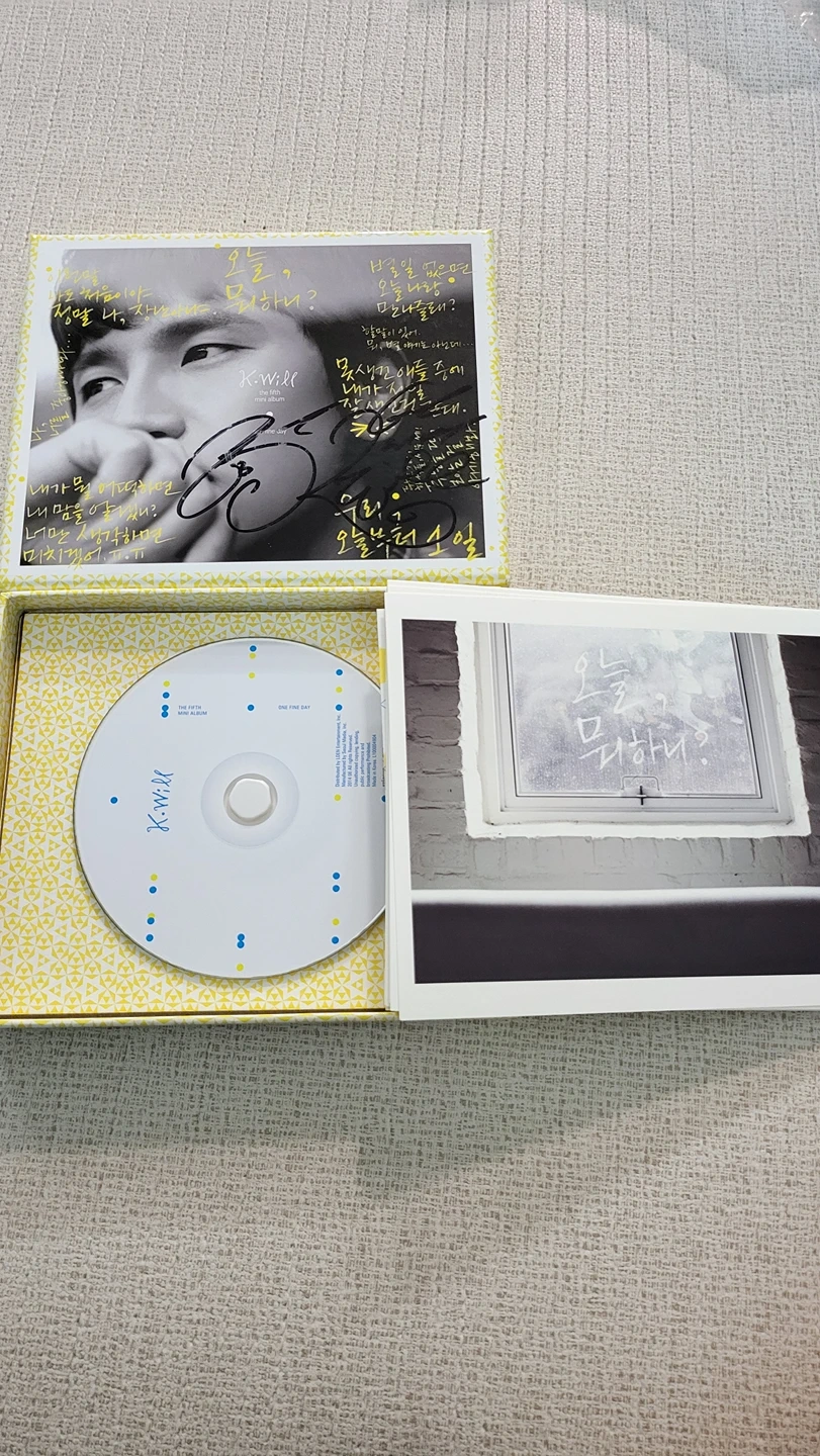 케이윌 사인 CD 5집 미니앨범 | 취미/게임/음반 | 당근 중고거래