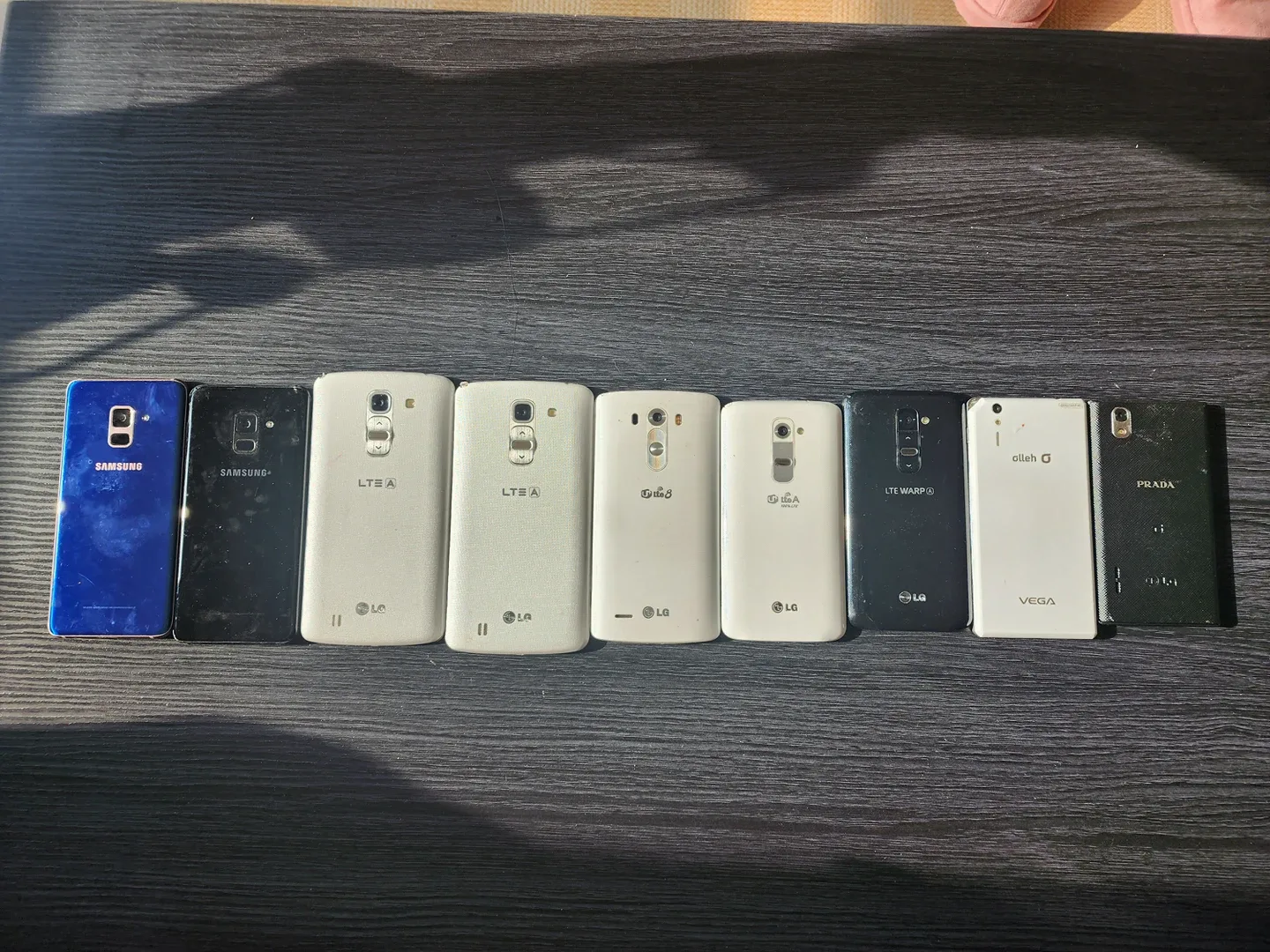 중고스마트폰 9개 일괄판매