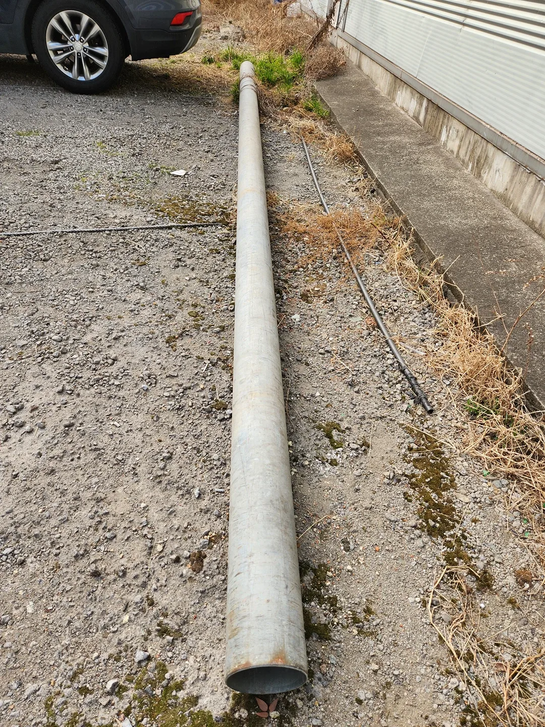 중고 아연도 강관165파이 6미터