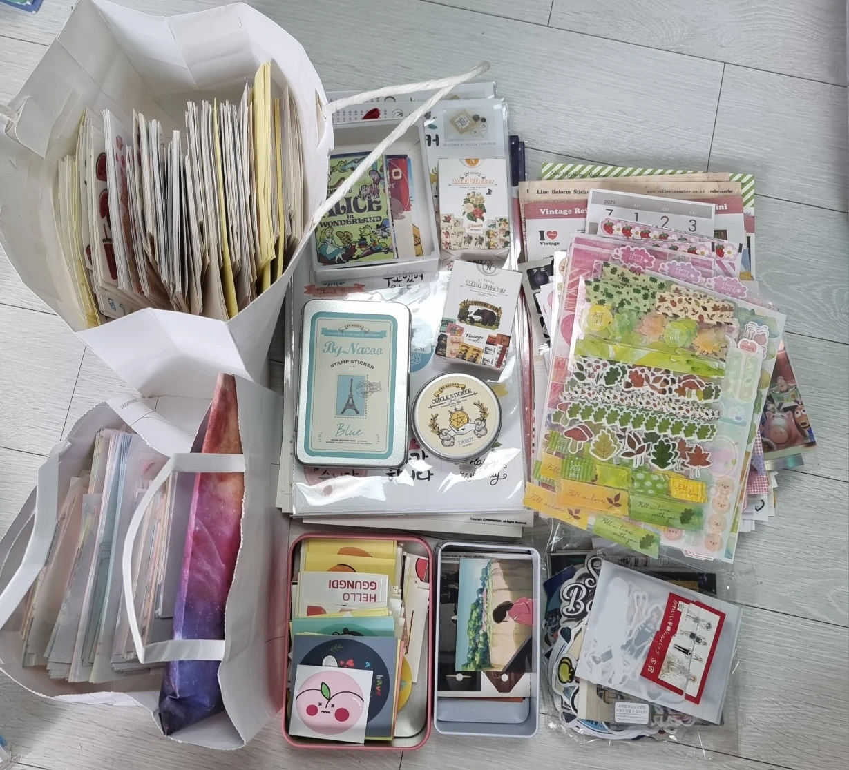 다꾸 스티커 떡메 도무송 인스 일괄 | 장위동 | 취미/게임/음반 | 당근 중고거래