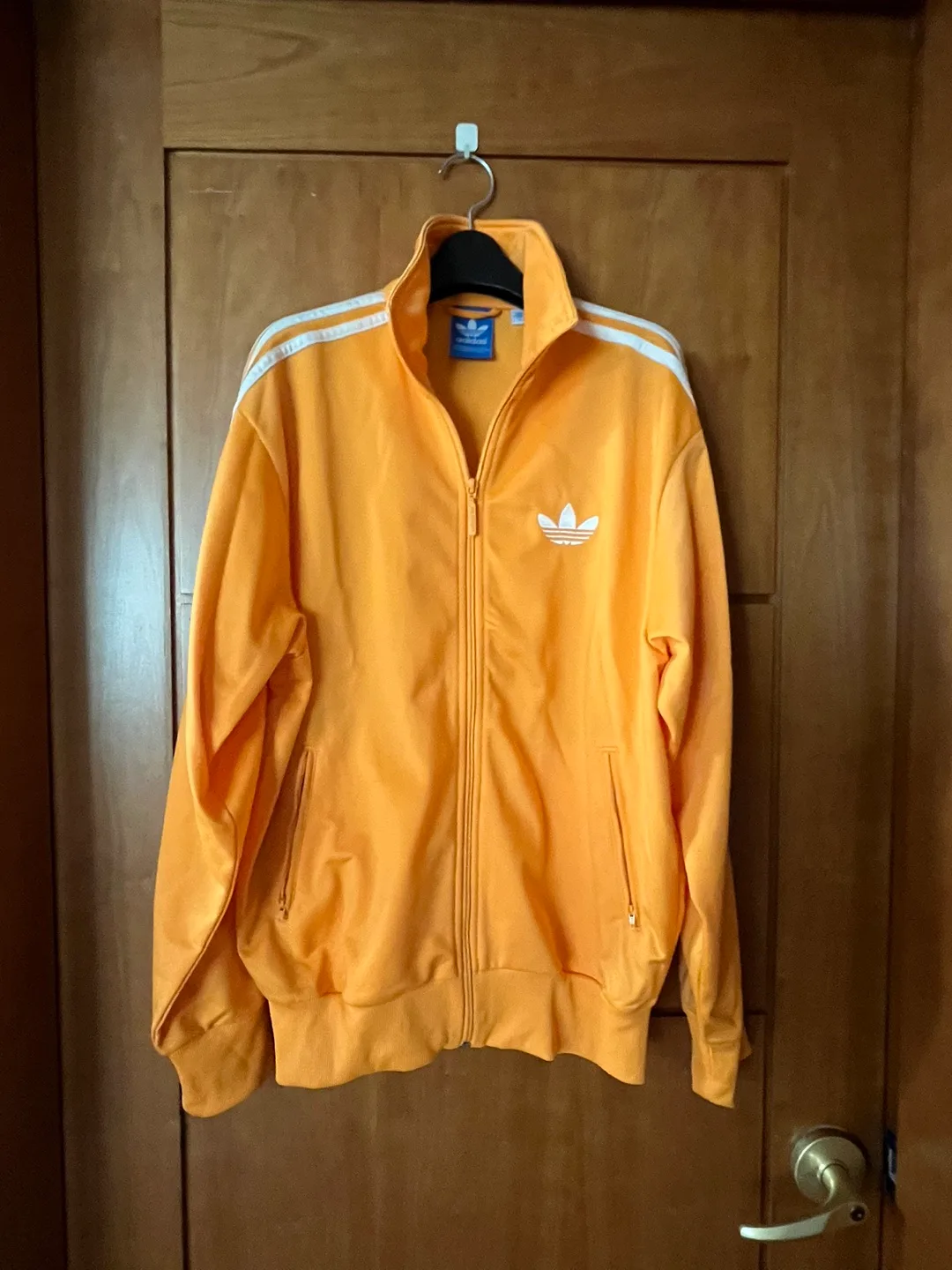 중고 아디다스 형광 오렌지 남성 L 사이즈