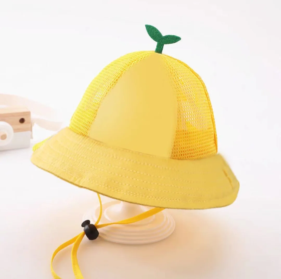 새싹이 너무 앙증맞고 귀여운 아동 벙거지 모자 버킷햇