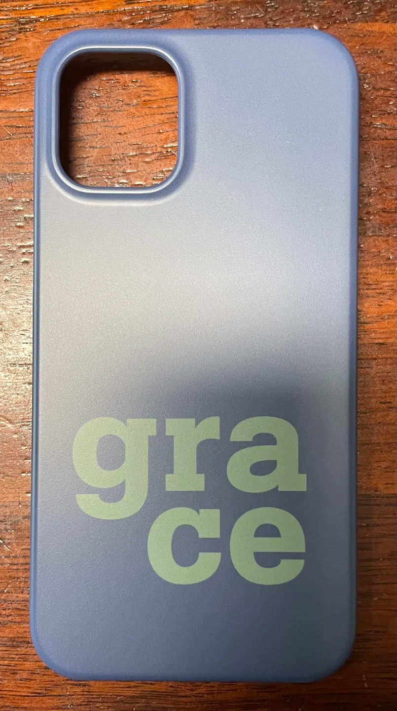 [판매] 아이폰 12미니 케이스 '은혜(Grace)' - 새것 같은 중고