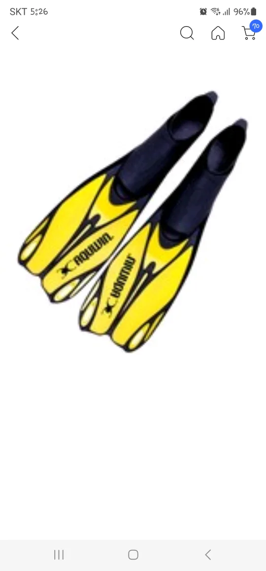 오리발 롱핀 판매합니다.(중고)