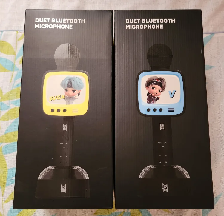 방탄 굿즈 블루투스 마이크