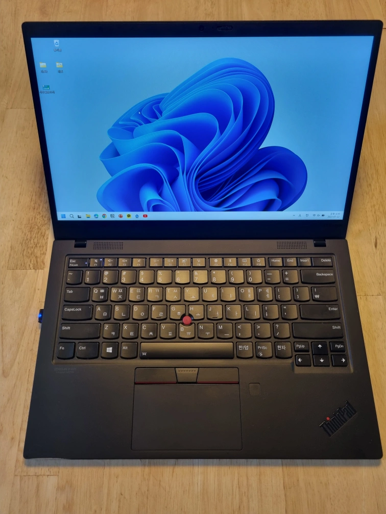 lenovo x1 카본 7세대. 최애 노트북