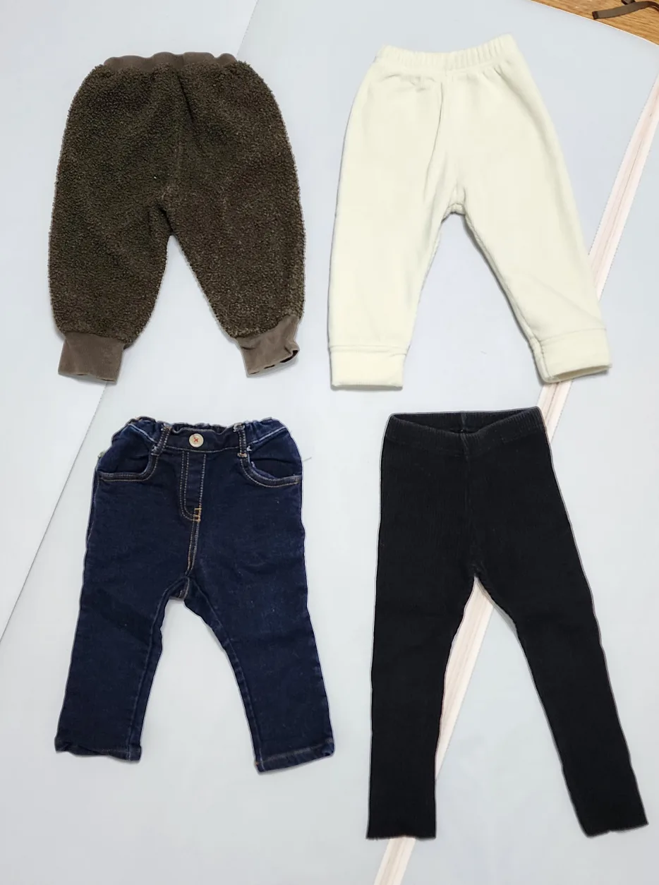 겨울바지 4종 일괄(돌전후/90)