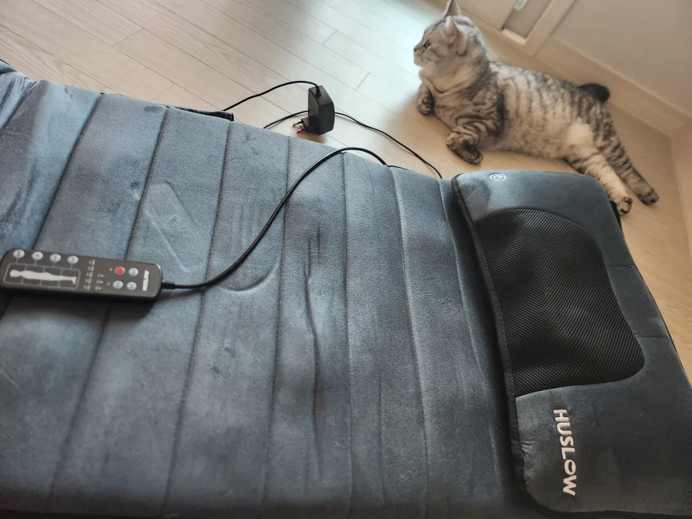 휴슬로 진동 마사지 온열 매트 중고 판매 상태 좋음 마지막 가격내림