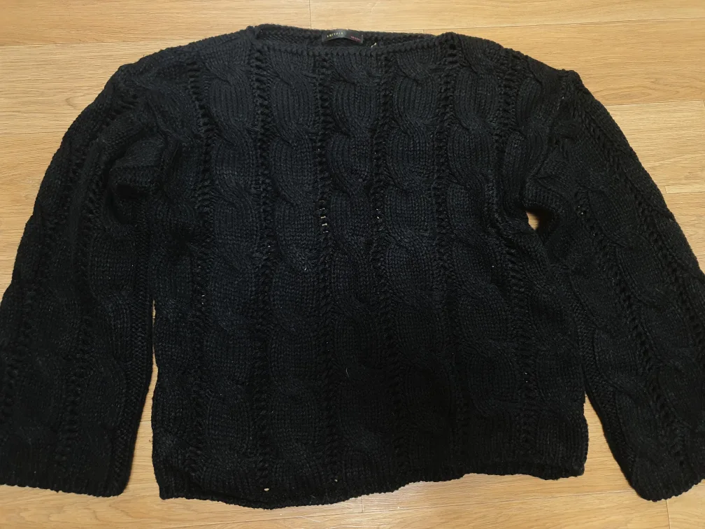[S급 중고] 그물망 니트(블랙)