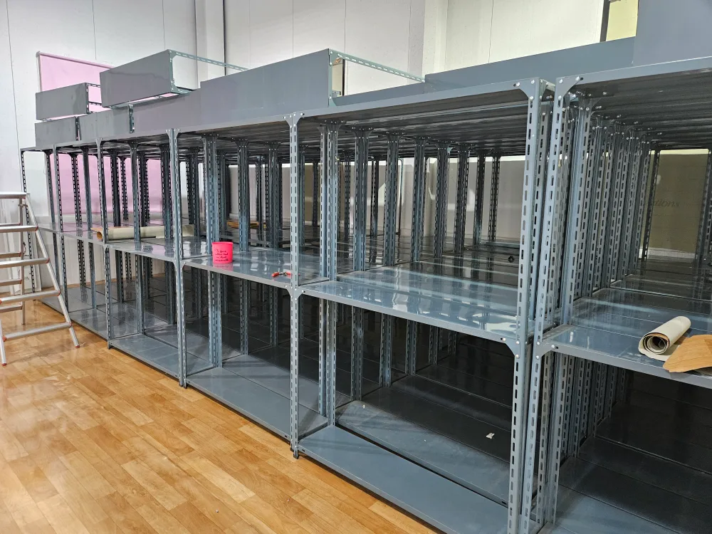 중고앵글 선반,