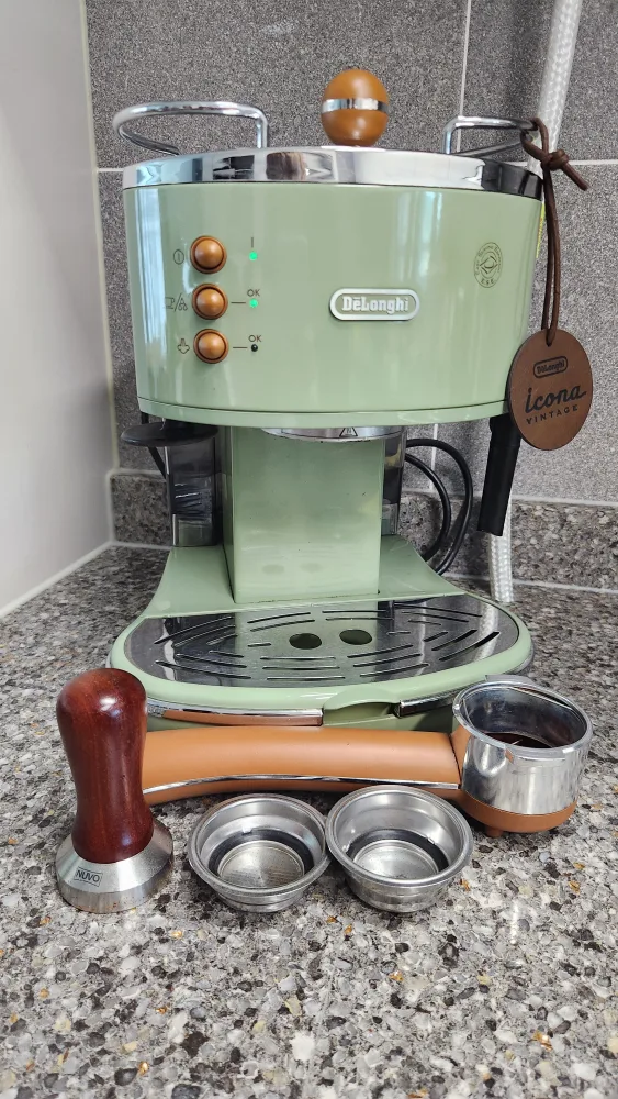 드롱기 이코나 빈티지 반자동 커피 에스프레소 머신