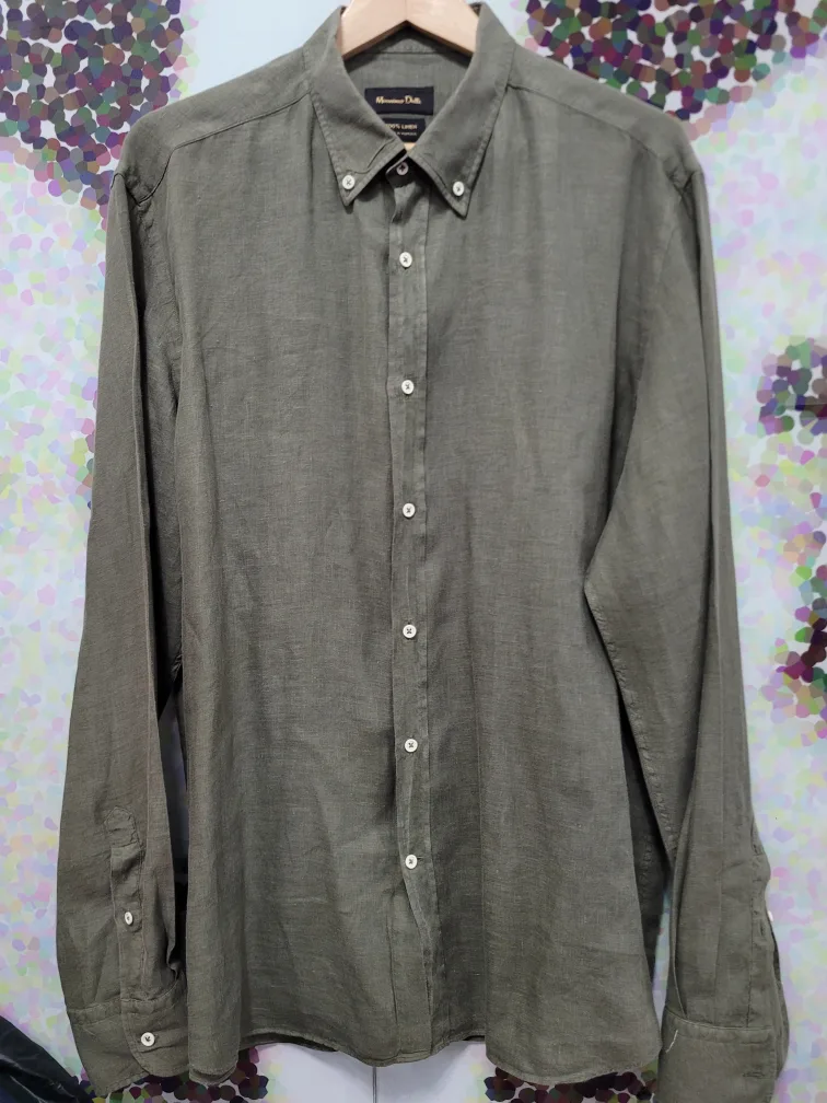 마시모뚜띠 린넨 긴팔셔츠