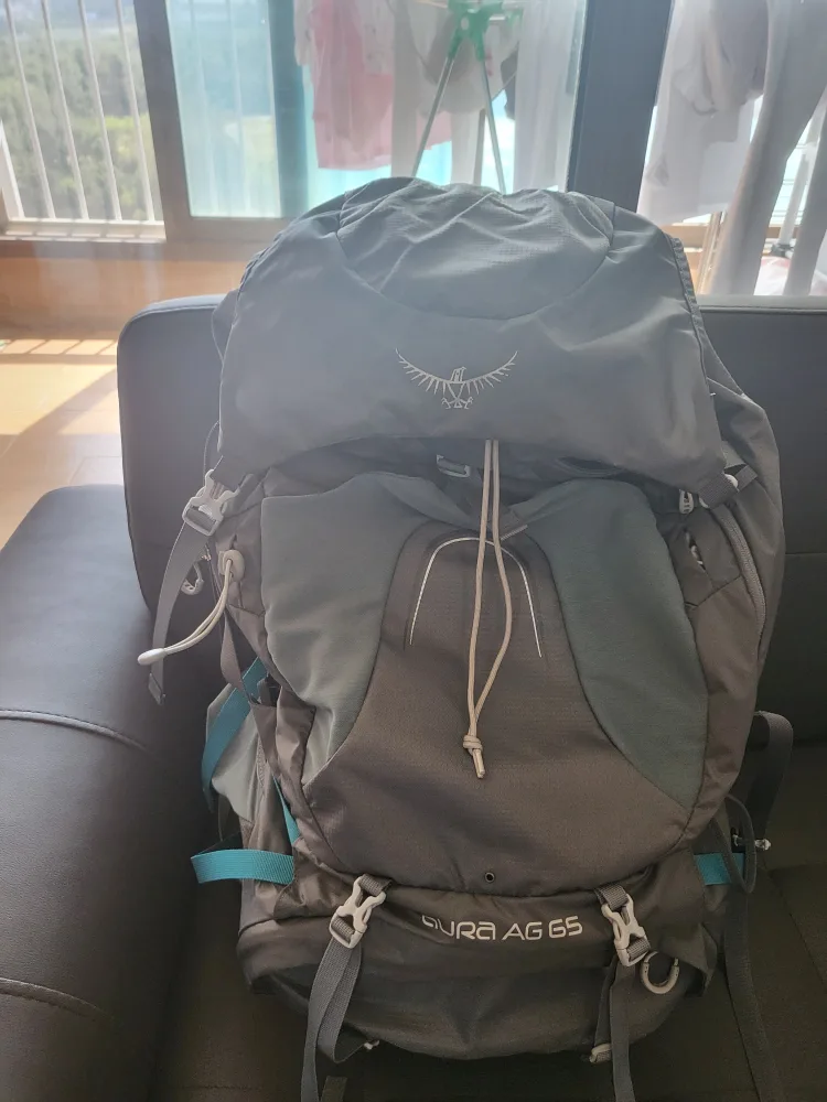 오스프리아우라 AG백팩킹가방65L s사이즈